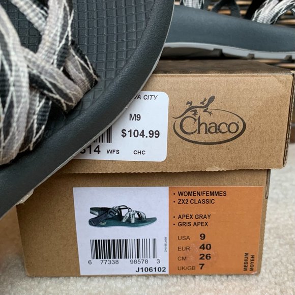 Chaco ZX2 Classic Apex Gray Sandal Size US 9 / EUR 40 - Picture 6 of 8